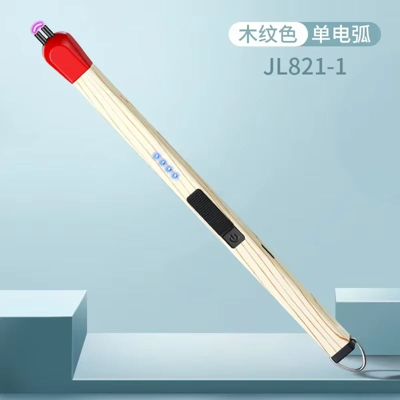 New Windproof USB Arc Extended Match Lighter Portable Pendant Charging Matchstick Aromatherapy Kitchen Camping Lighter